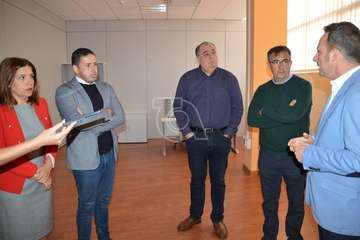 Visita al nuevo edificio administrativo de El Cubillo (Foto TA)